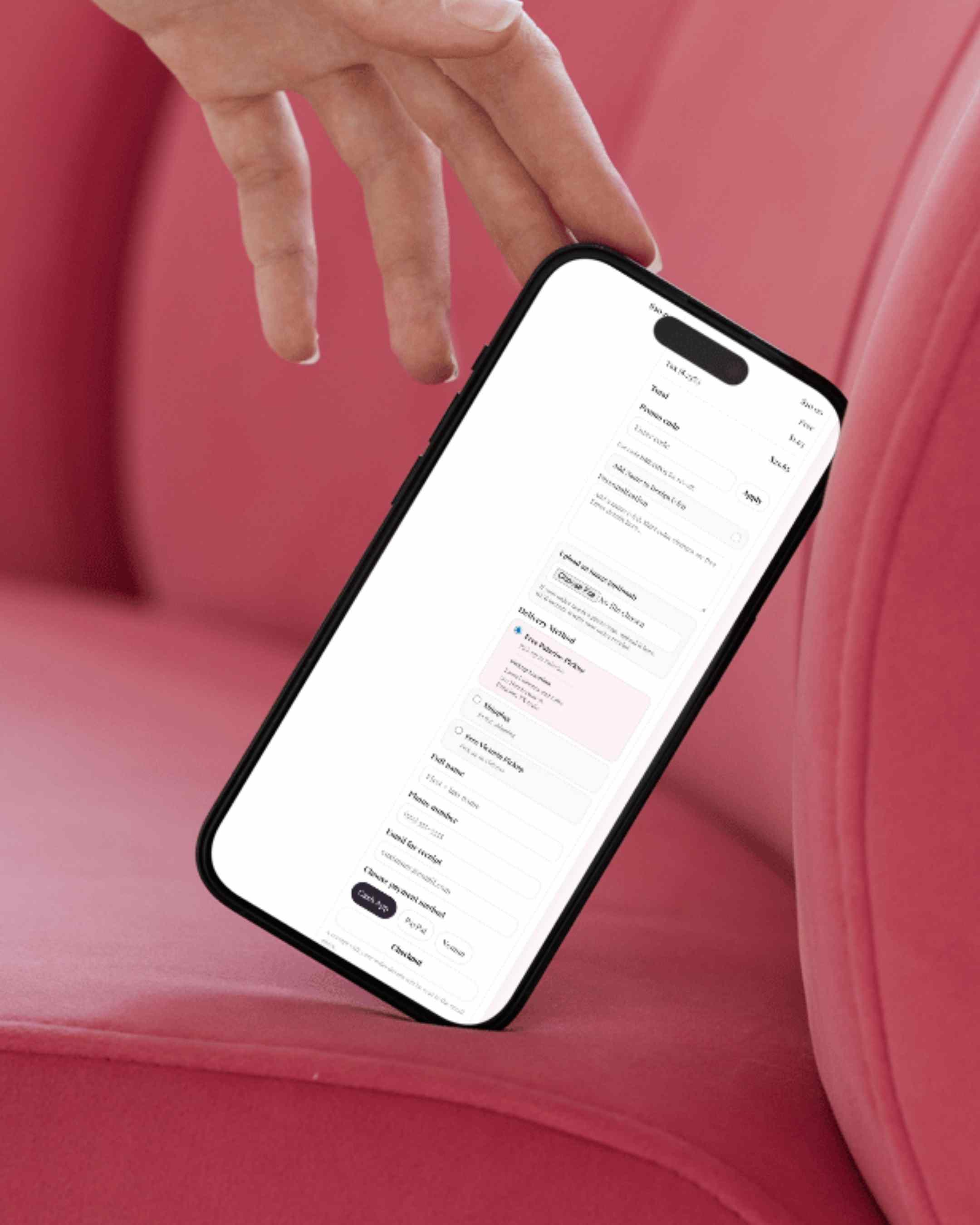 Checkout system screenshot